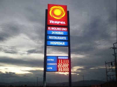 Costo de espectaculares por gasolineras